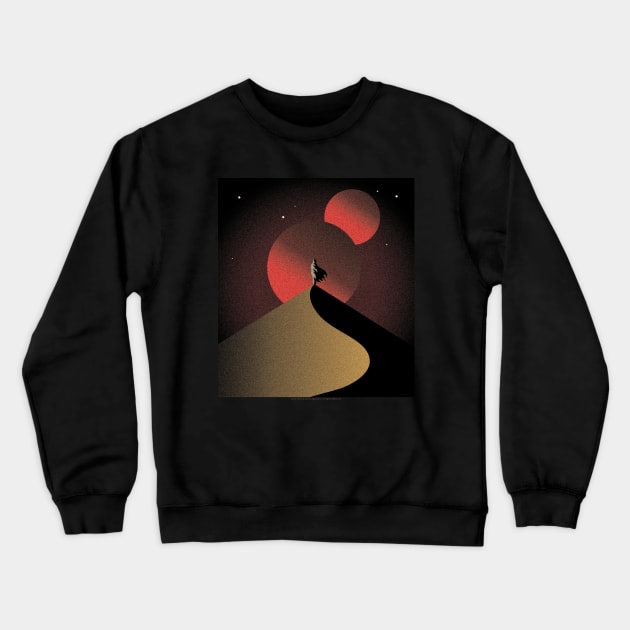 Dunes of Dune Crewneck Sweatshirt by Zen Cosmos Official